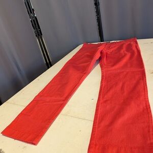 32x30 484 Slim J. Crew Stretch Red Salmon Pants